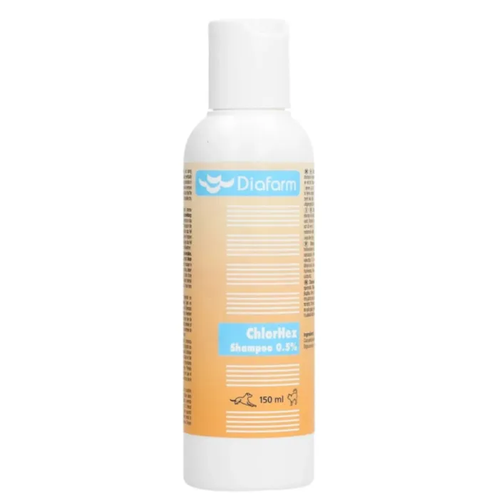 DIAFARM šampūnas CHLORHEXIDINE 0,5% 150ml produkto nuotrauka 1