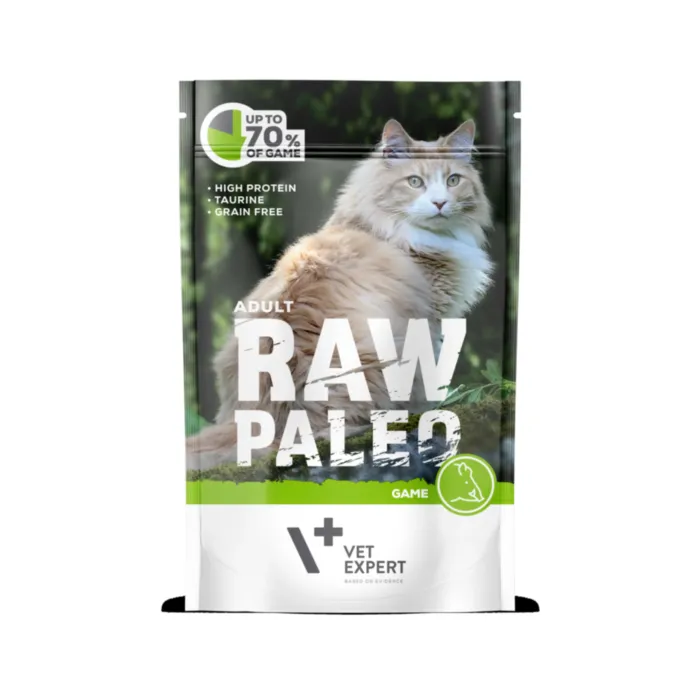 Raw Paleo Cat Adult Game pouch 100g produkto nuotrauka 1