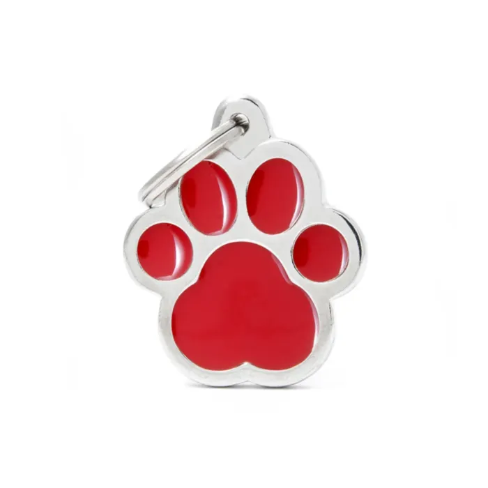 Graviruojamas medalionas-letena naminiams gyvūnams L dyd. raudon. produkto nuotrauka 1