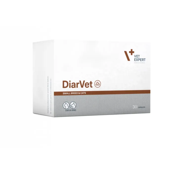 DIARVET SMALL BREED AND CATS 30 kaps. produkto nuotrauka 1