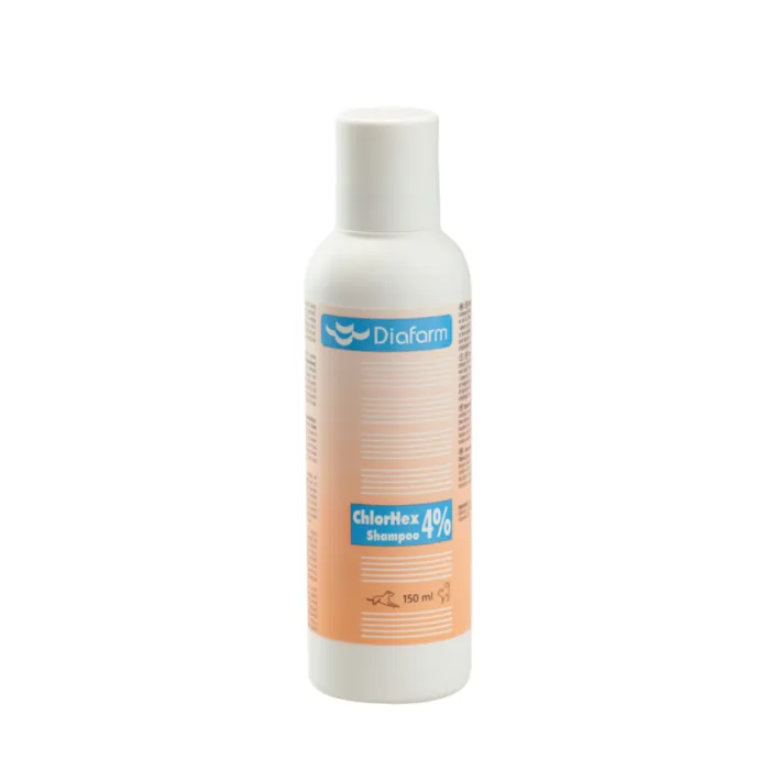 DIAFARM šampūnas CHLORHEXIDINE 4% 150ml produkto nuotrauka 1
