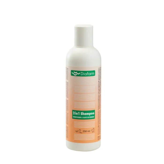 DIAFARM šampūnas su kondicionieriumi 250ml produkto nuotrauka 1