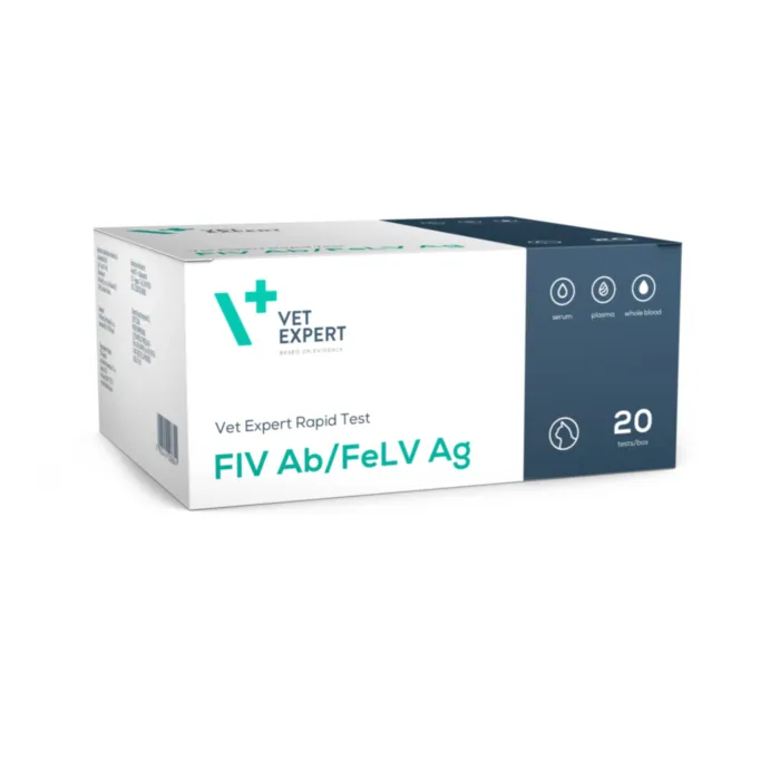 VetExpert Rapid Test FiV Ab/FeLV Ag, N20 produkto nuotrauka 1