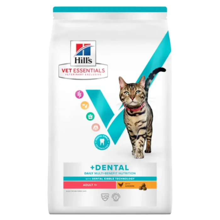 VE Feline Adult DENTAL Chicken 6,5kg /607507 produkto nuotrauka 1