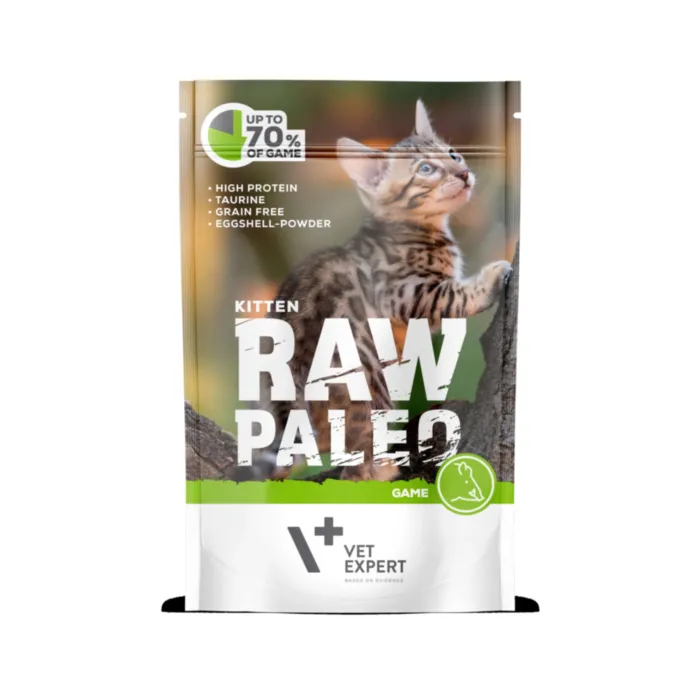 Raw Paleo Kitten Game pouch 100g produkto nuotrauka 1