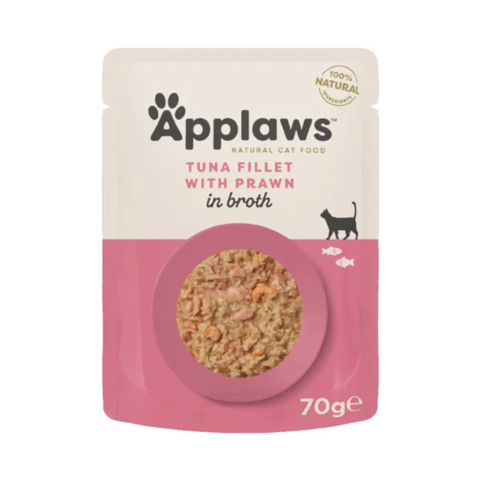 APPLAWS Cat Pouch Tuna& Prawn 70g produkto nuotrauka 1