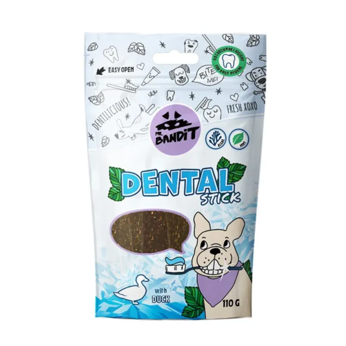 Mr. Bandit DENTAL STICKS su antiena 110g produkto nuotrauka 1