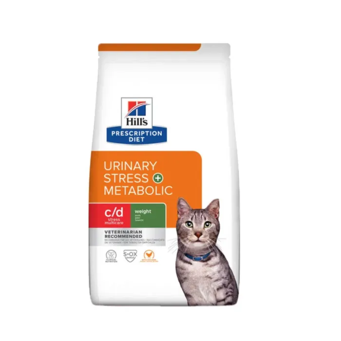 PD Feline c/d Urinary Stress + Metabolic 3kg /605983 produkto nuotrauka 1