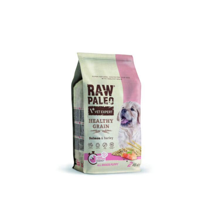 Raw Paleo Puppy Healthy Grain Salmon&Barley 2kg
