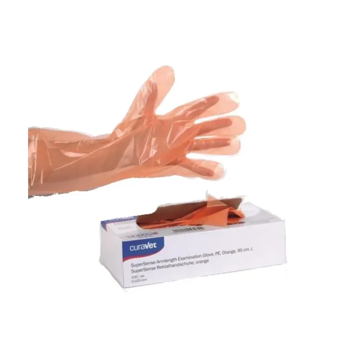 CURAVET pirštinės oranž. N100 310800 produkto nuotrauka 1