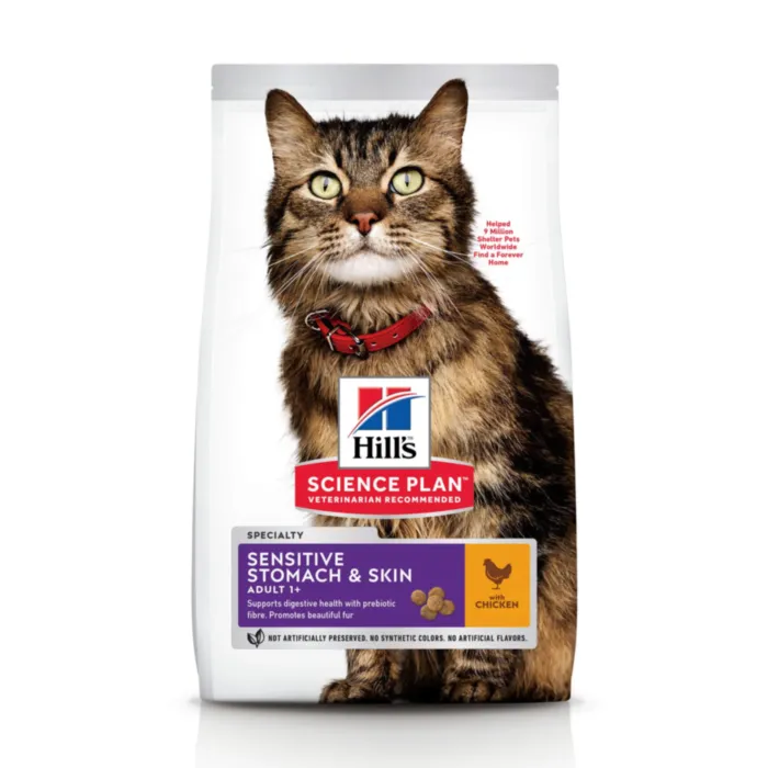 SP Feline Adult SenSt&Sk Ckn 7kg /604069 produkto nuotrauka 1