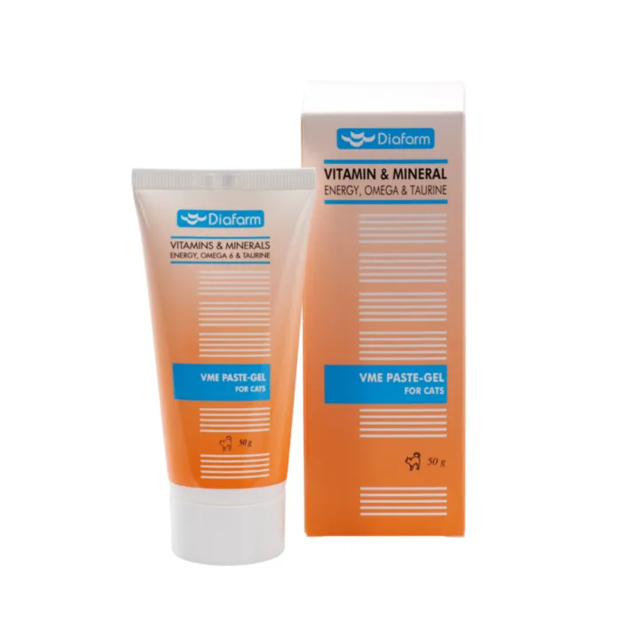 VIT/MIN Energy Gel+Omega 6+Taurin katėms 50g produkto nuotrauka 1
