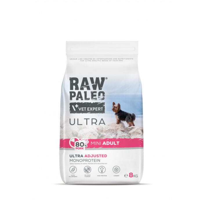 Raw Paleo Ultra Adult Mini Pork 8kg