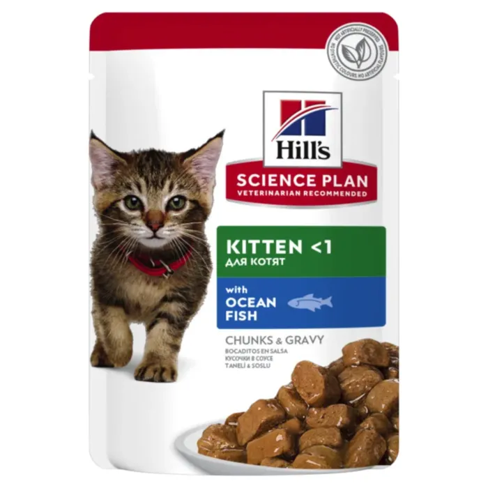 SP Feline Kitten Ocean Fish Pouch 12x85g /607083 produkto nuotrauka 1
