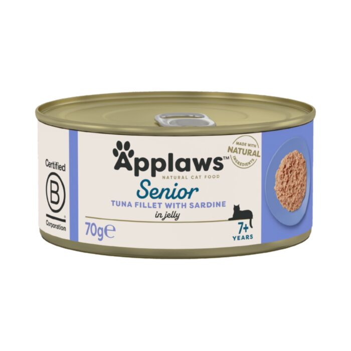APPLAWS Cat Senior Tuna&Sardine jelly 70g