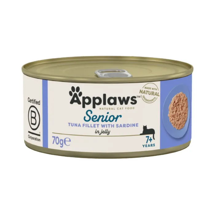 APPLAWS Cat Senior Tuna&Sardine jelly 70g produkto nuotrauka 1