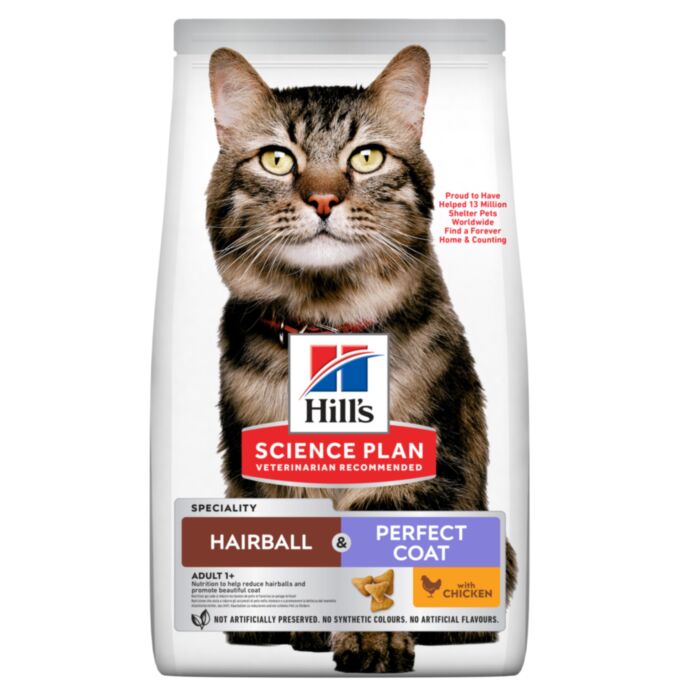 SP Feline Adult Hairball & Perfect Coat 3kg /608548