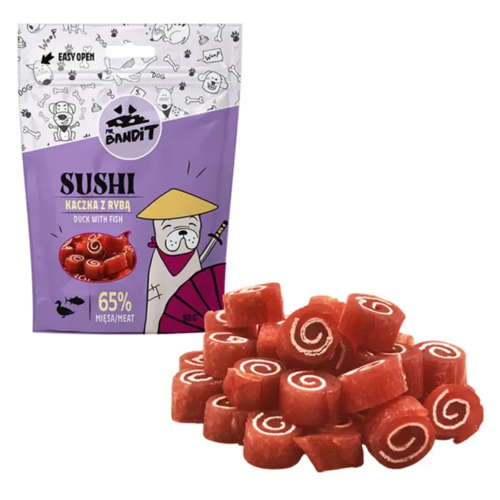 Mr. Bandit SUSHI antiena su žuvimi 80 g produkto nuotrauka 1