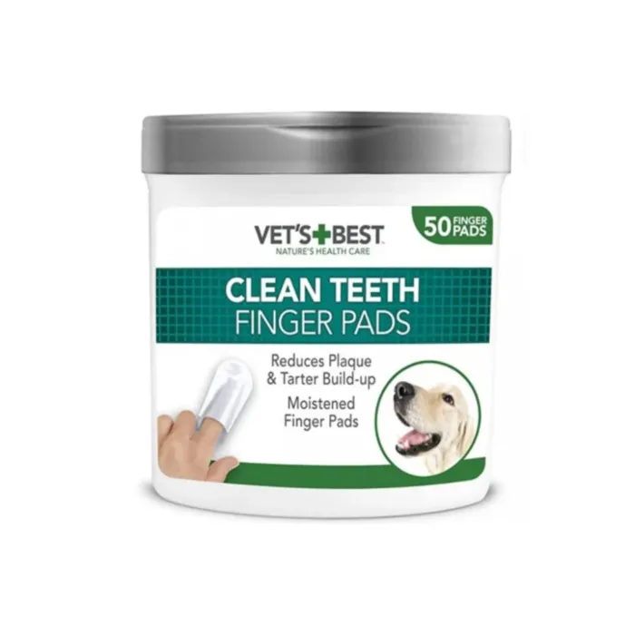 VETS BEST Dantų valymo servetėlės katėms ir šunims N50 produkto nuotrauka 1