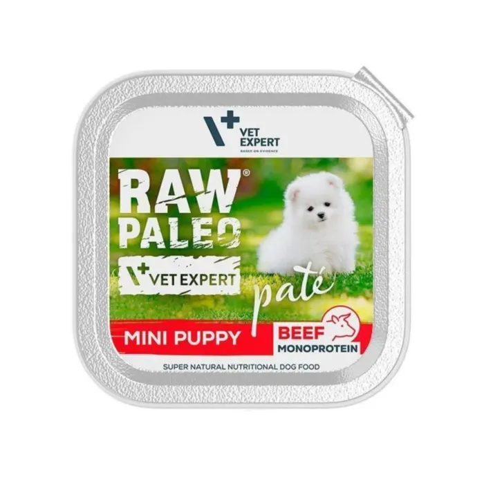 Raw Paleo Puppy Mini Beef paštetas 150g produkto nuotrauka 1