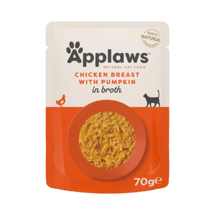 APPLAWS Cat Pouch Chicken&Pumpkin 70g produkto nuotrauka 1