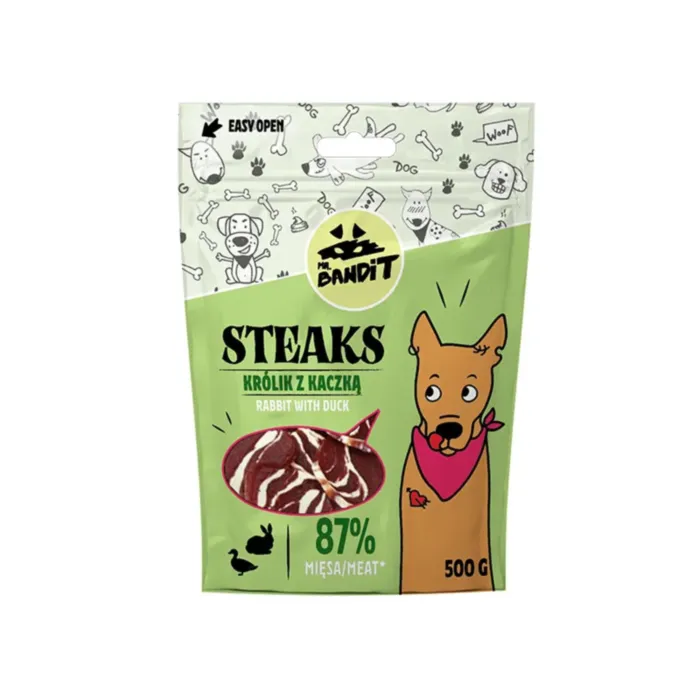 Mr. Bandit STEAKS su triušiena ir antiena 500 g produkto nuotrauka 1